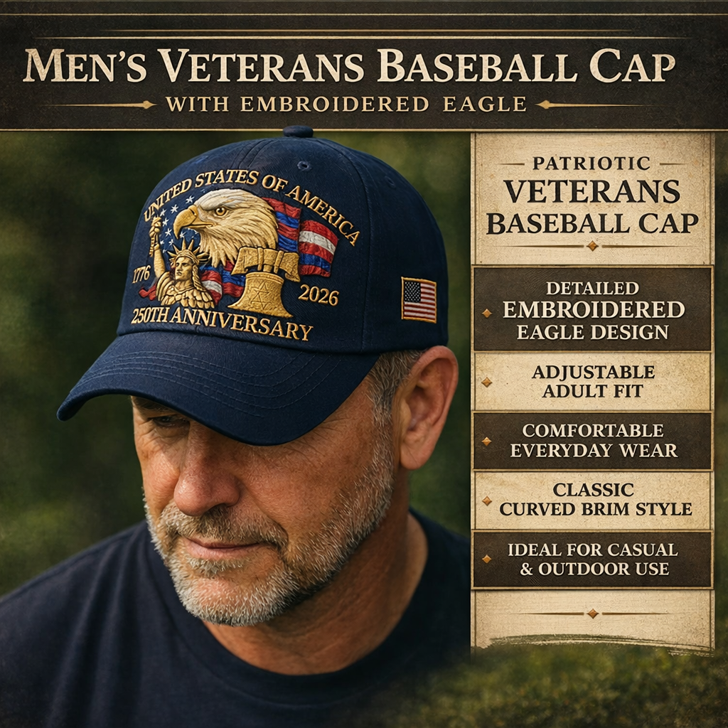 Patriotic Eagle Embroidered Cap for Everyday Wear
