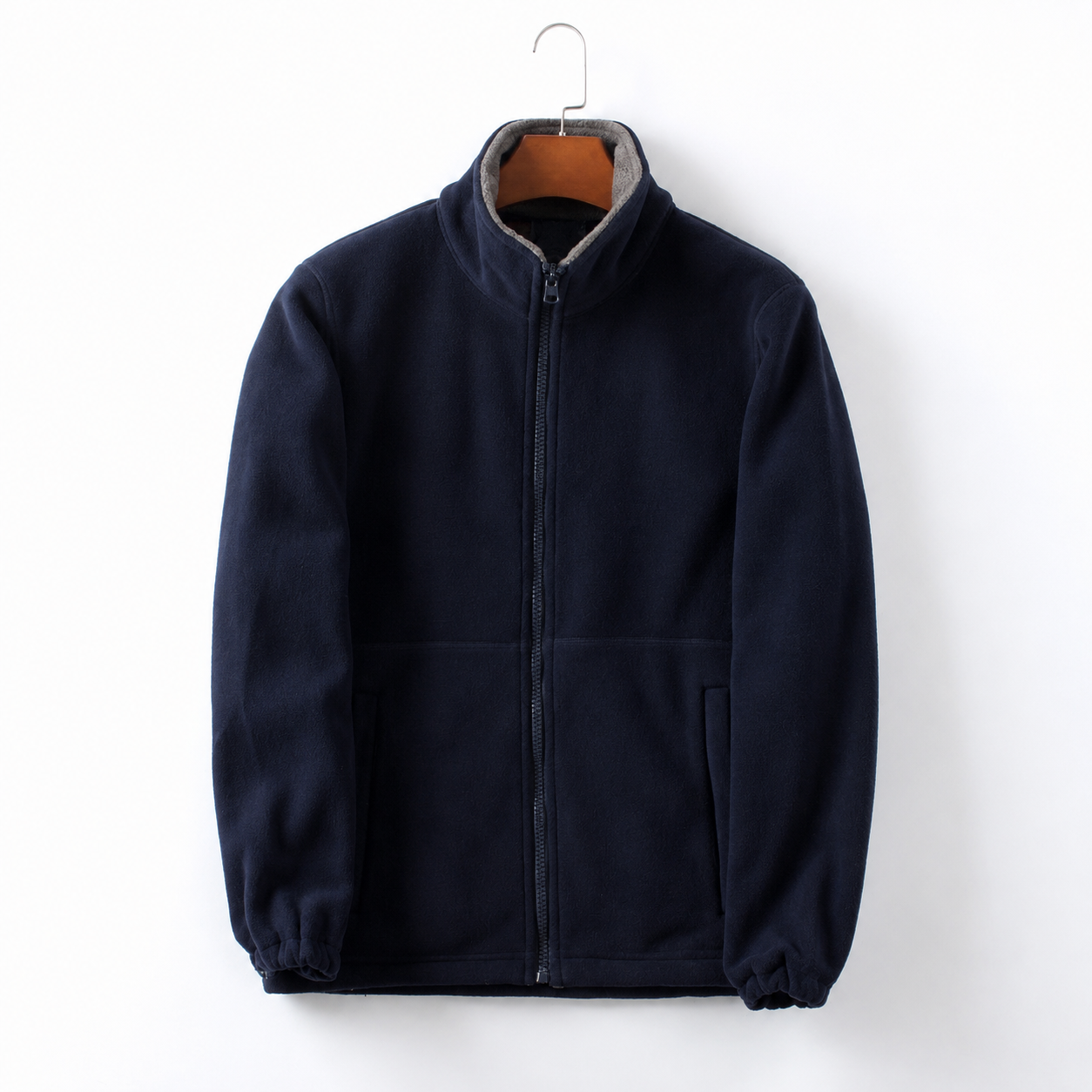 Men's Versatile Outdoor Jacket with Zip-Up Collar