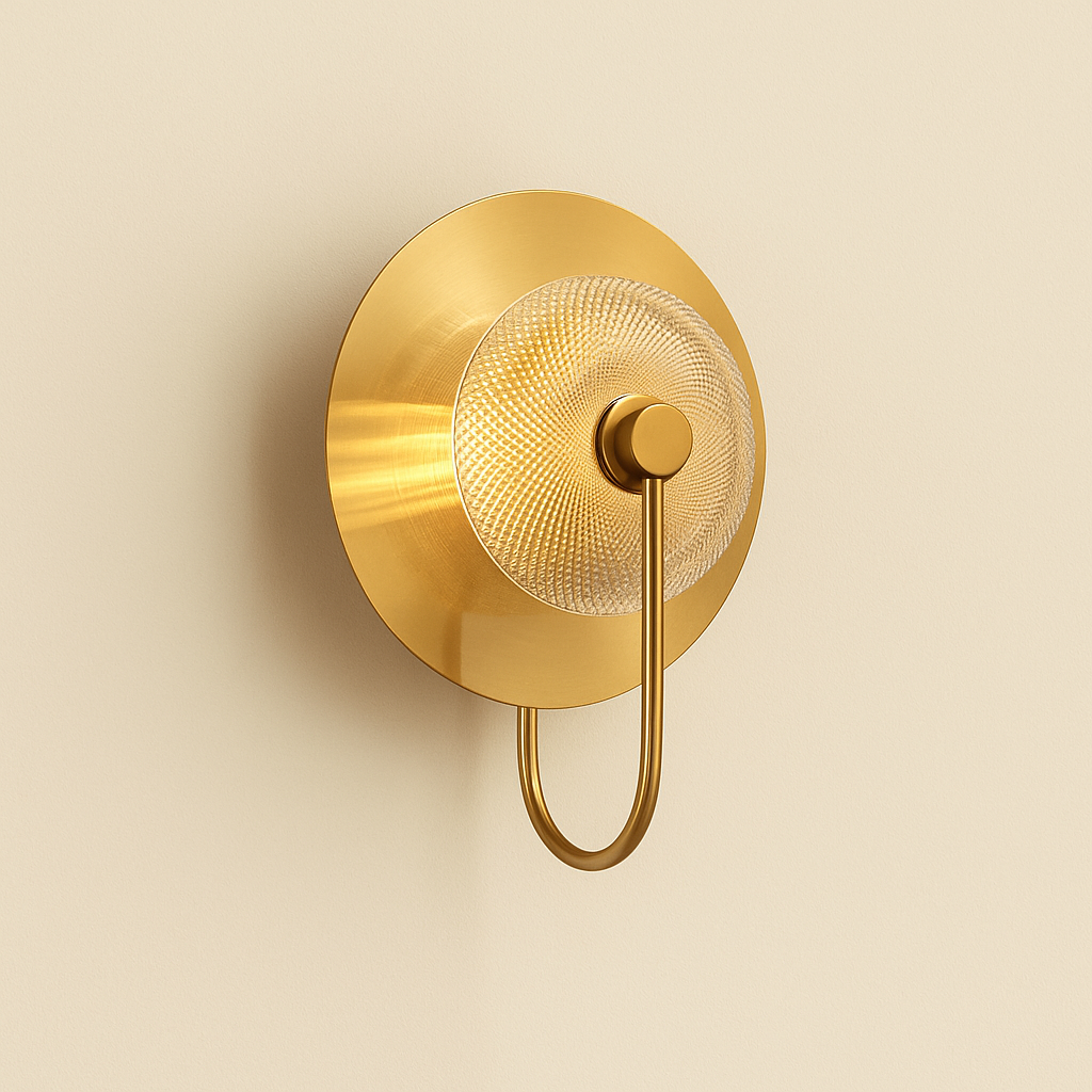 RadiantGlow Sophisticated Metallic Wall Light Fixture