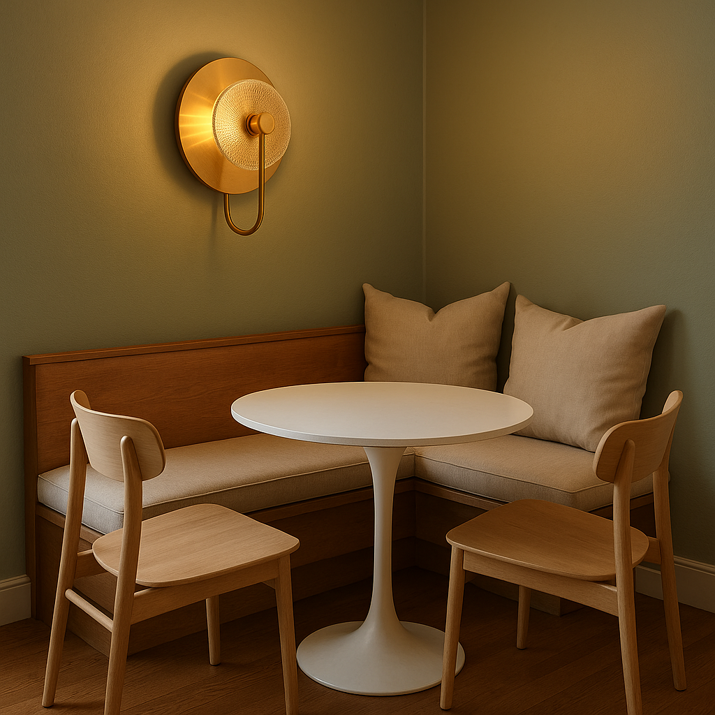 RadiantGlow Sophisticated Metallic Wall Light Fixture