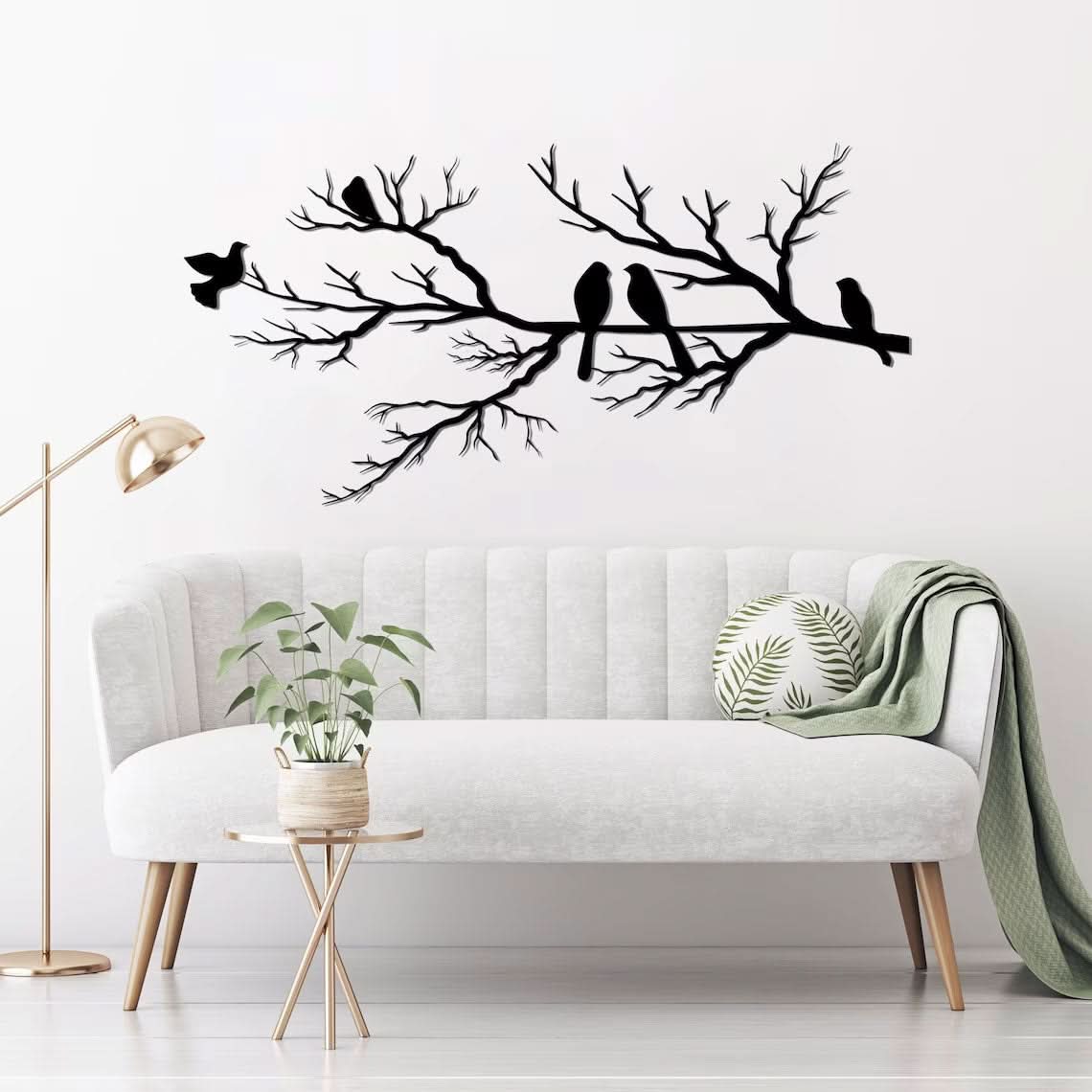 Serene Aviary Metal Wall Decor for Stylish Spaces