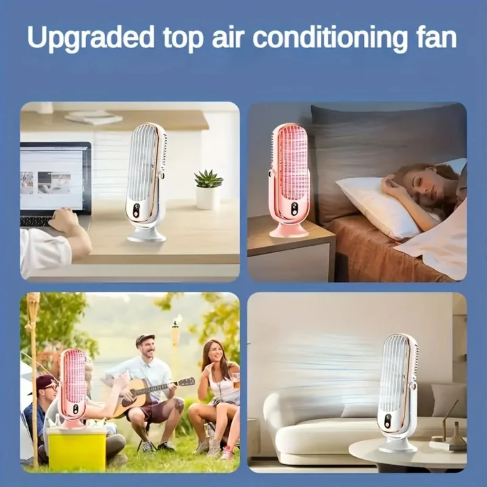 Compact Personal Fan for Desk and Room Use