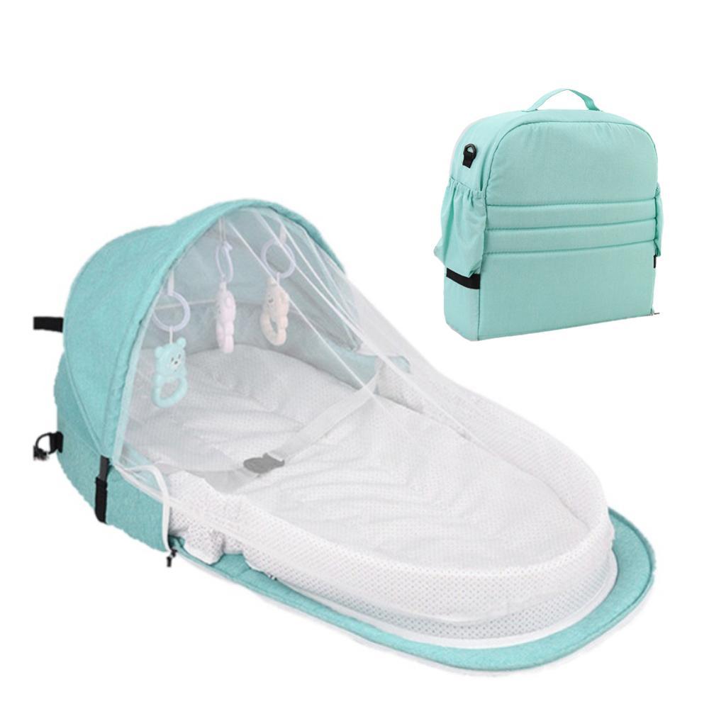 Foldable Pop-Up Mosquito Tent Bed for Babies | Cotton | 0-18 Months | Travel & Home