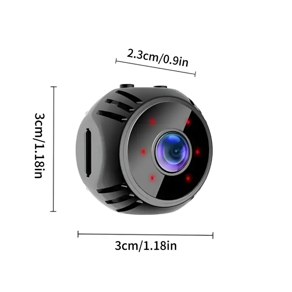 Smart WiFi Security Camera with Night Vision & Motion Alerts