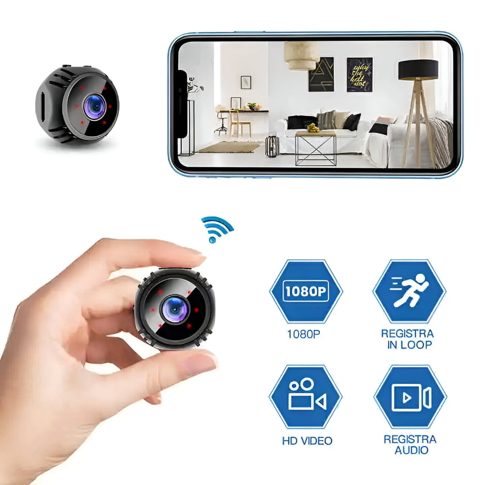 Smart WiFi Security Camera with Night Vision & Motion Alerts