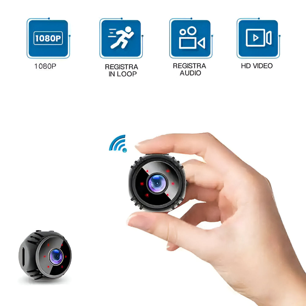 Smart WiFi Security Camera with Night Vision & Motion Alerts