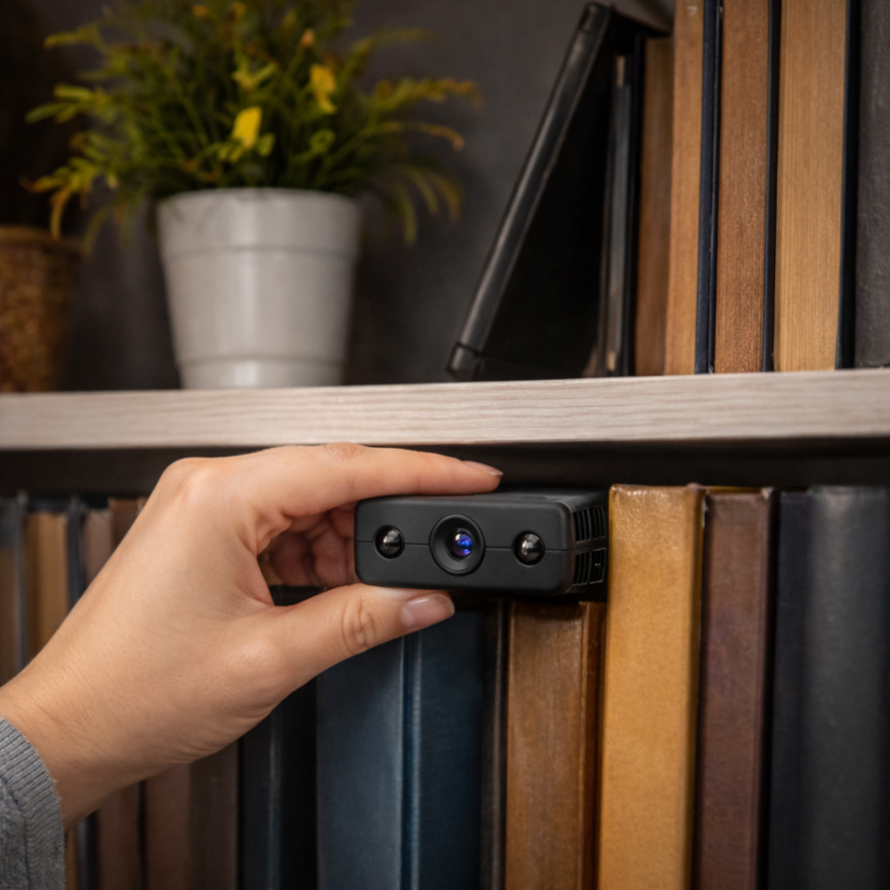 Pocket-Sized HD Surveillance Camera with Smart Motion Alerts