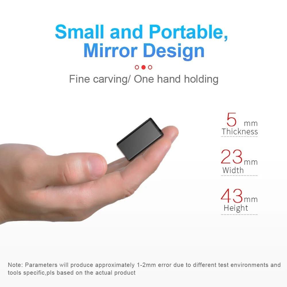 PocketPro Mini Voice Recorder with Smart Activation and 32 GB Memory