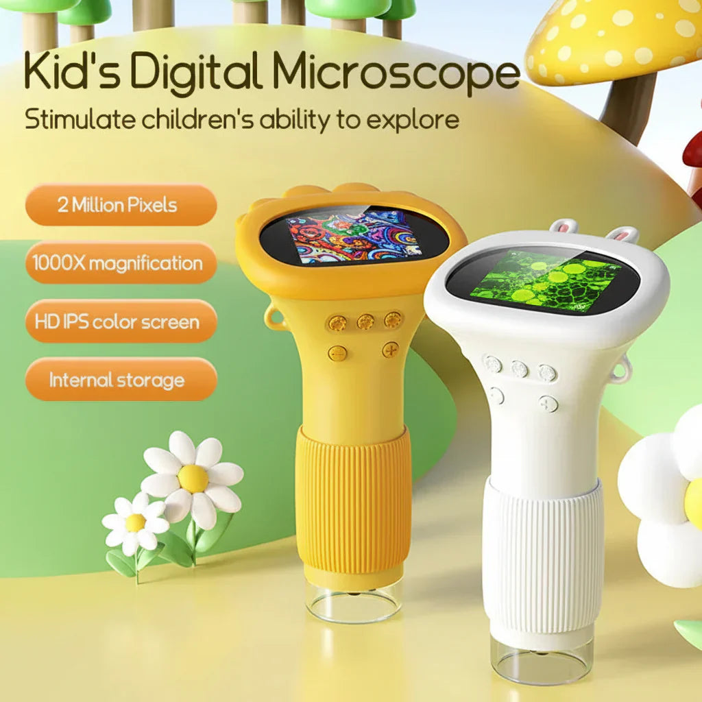 ExplorerScope 1000X: Portable Microscope for Young Scientists
