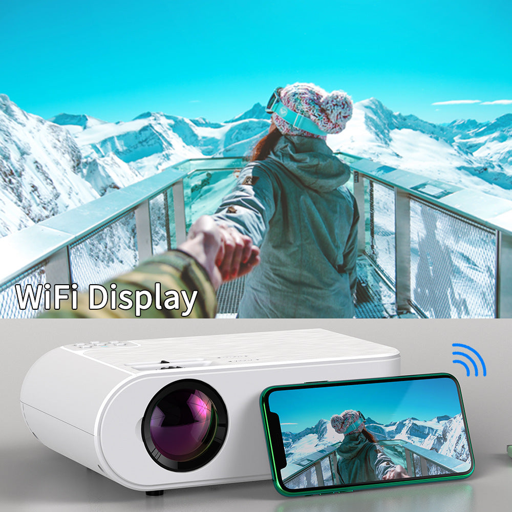 Portable Mini Projector – Full HD with Screen Mirroring for Outdoor Use