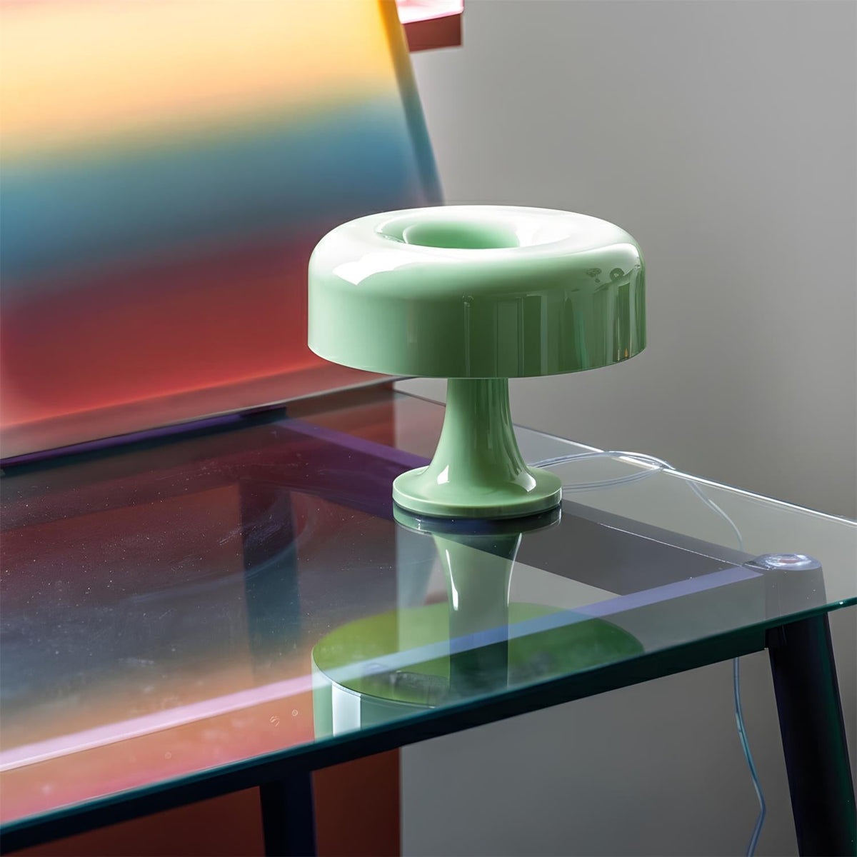 Sleek Acrylic Table Lamp – Modern Light in 5 Stylish Hues