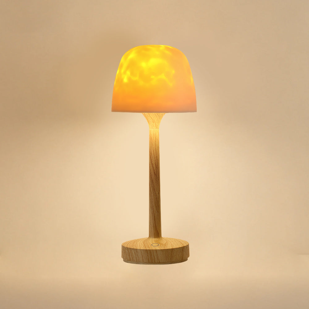 Elegant Ripple Glow Table Lamp – LED Night Light for Home