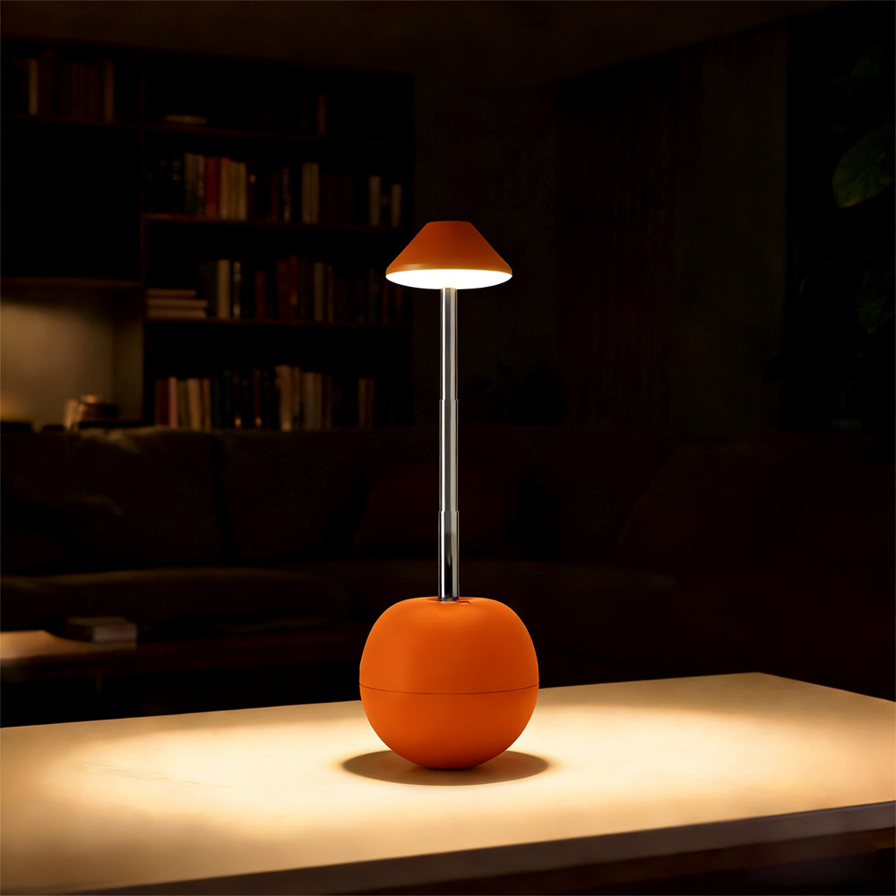 Sleek Rechargeable LED Lamp - Height Adjustable for Any Space