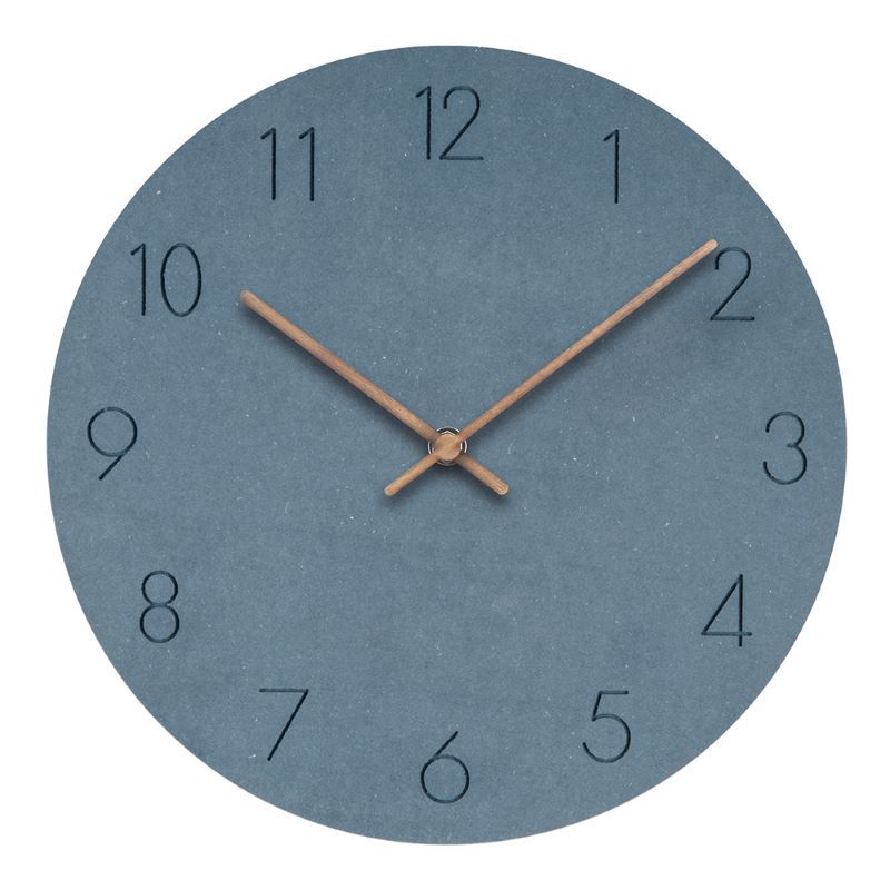Scandinavian Design Wood Clock – 29 cm Silent Minimalist Wall Decor