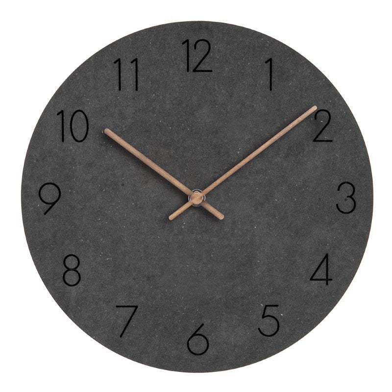 Scandinavian Design Wood Clock – 29 cm Silent Minimalist Wall Decor
