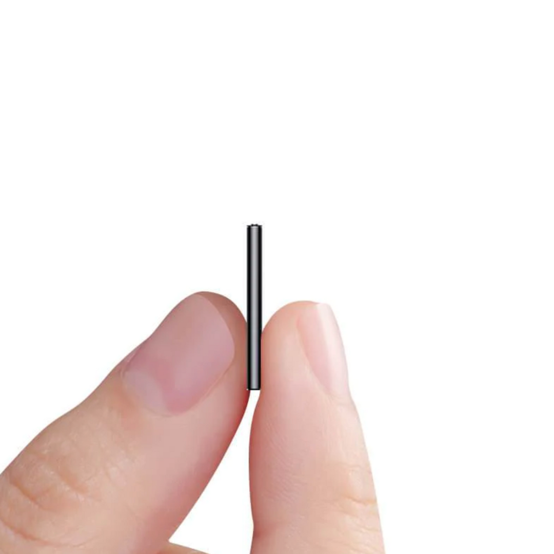 Compact Voice Recorder with Activation Feature and Slim Profile