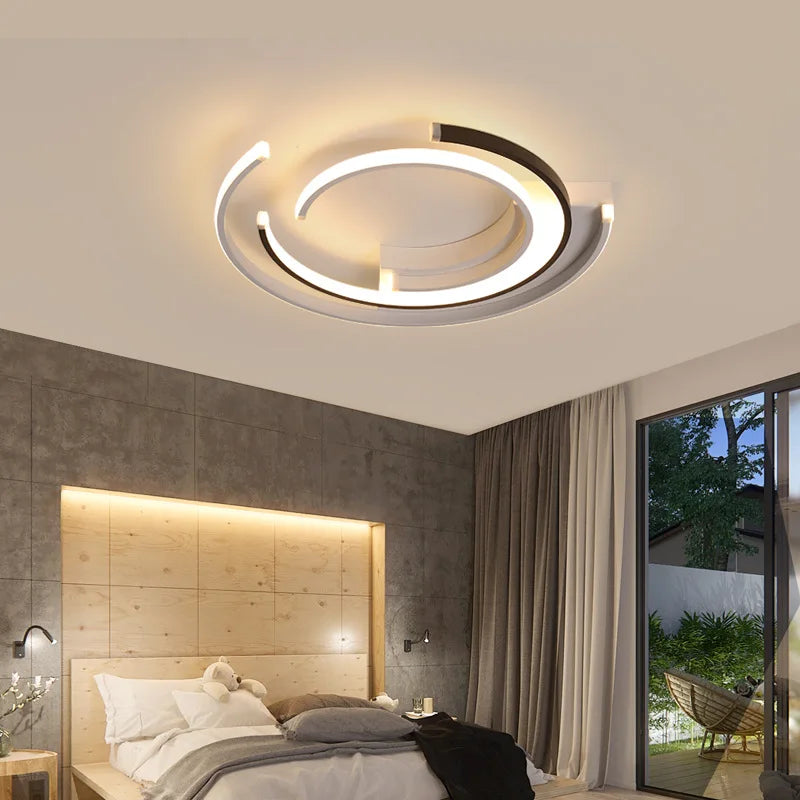 RadiantGlow Sleek LED Ceiling Light for Modern Interiors