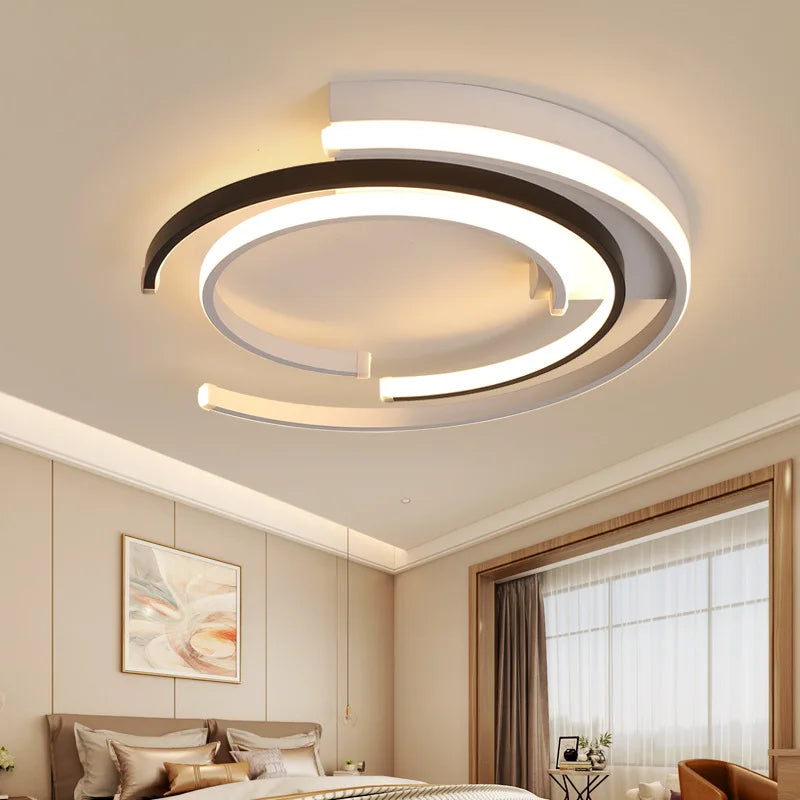 RadiantGlow Sleek LED Ceiling Light for Modern Interiors