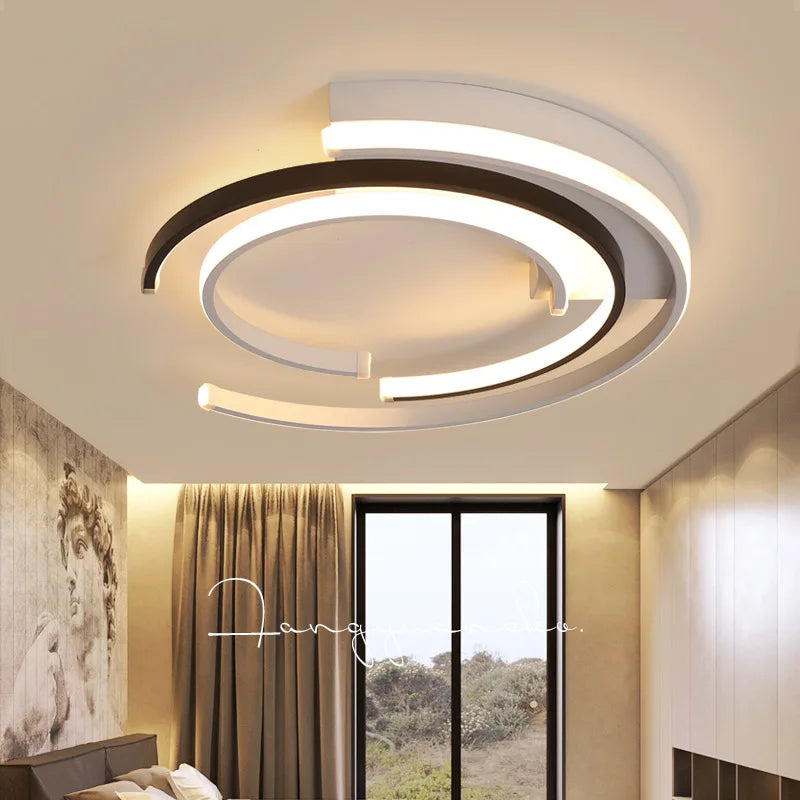 RadiantGlow Sleek LED Ceiling Light for Modern Interiors
