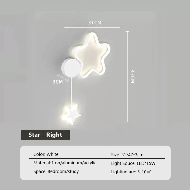 Celestial Haven Night Sky Wall Light for Dreamy Spaces