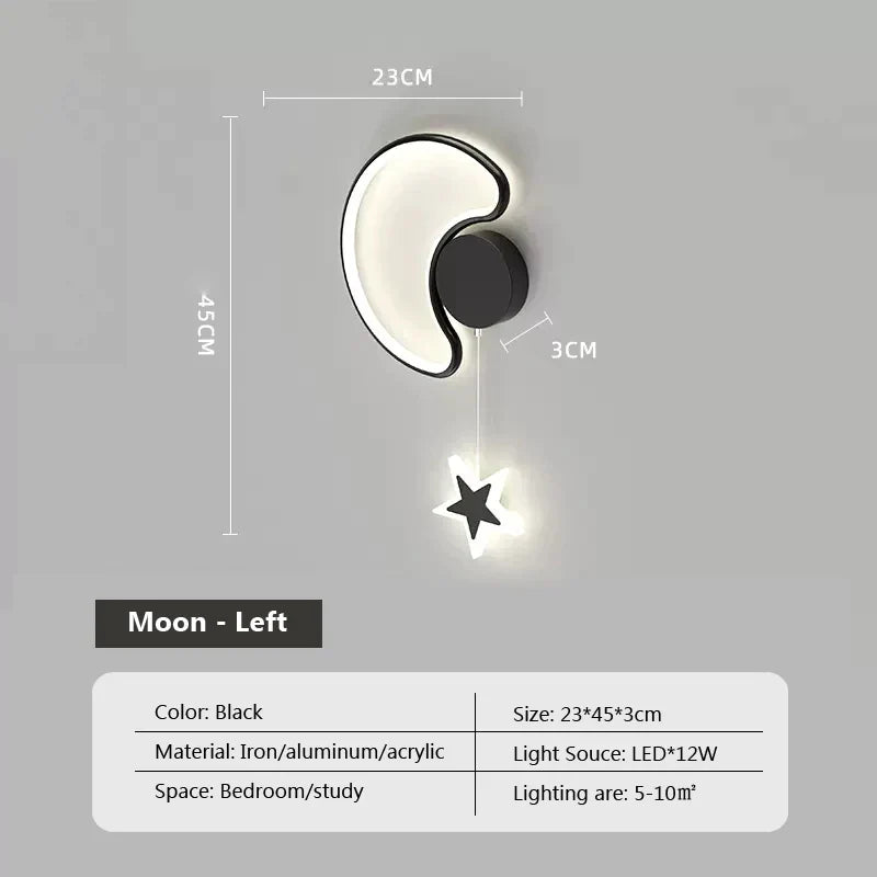 Celestial Haven Night Sky Wall Light for Dreamy Spaces