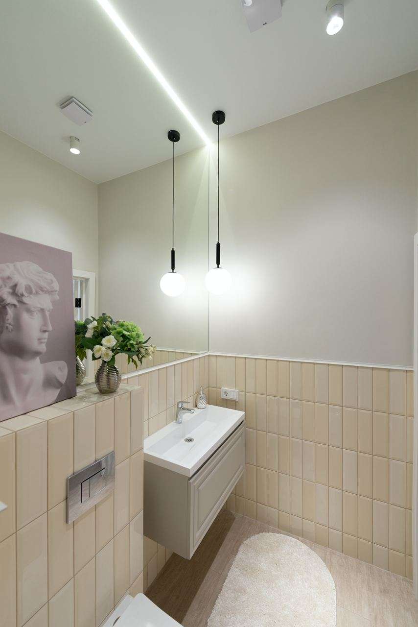 Taavita LED Kitchen Hanging Lights - Modern Glass Ball Light Fixtures