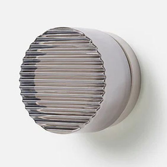 5W Glass and Metal LED Wall Light - IP20 Rated, 13.5cm