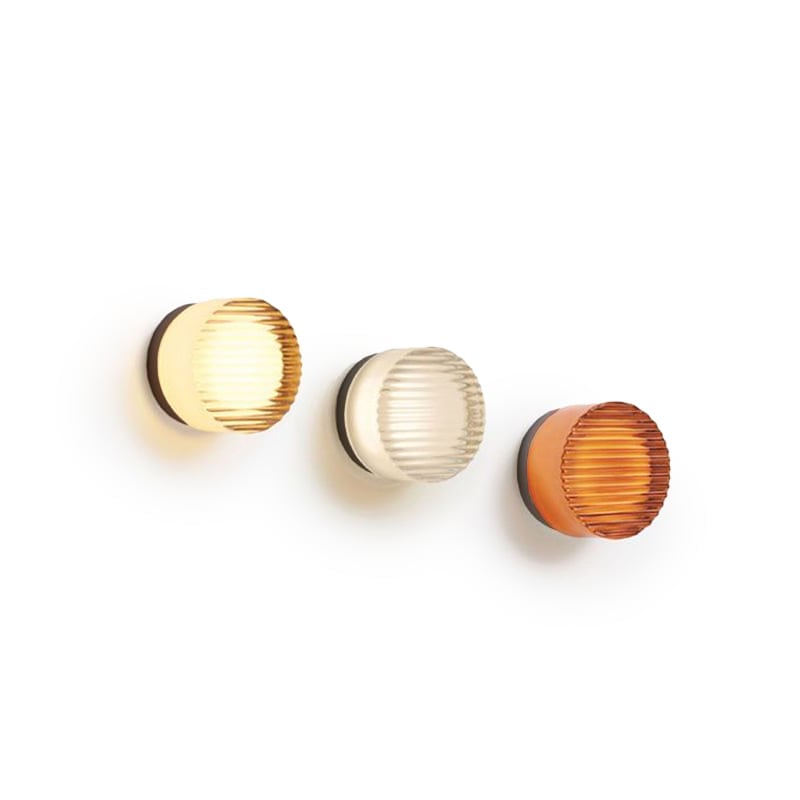 5W Glass and Metal LED Wall Light - IP20 Rated, 13.5cm