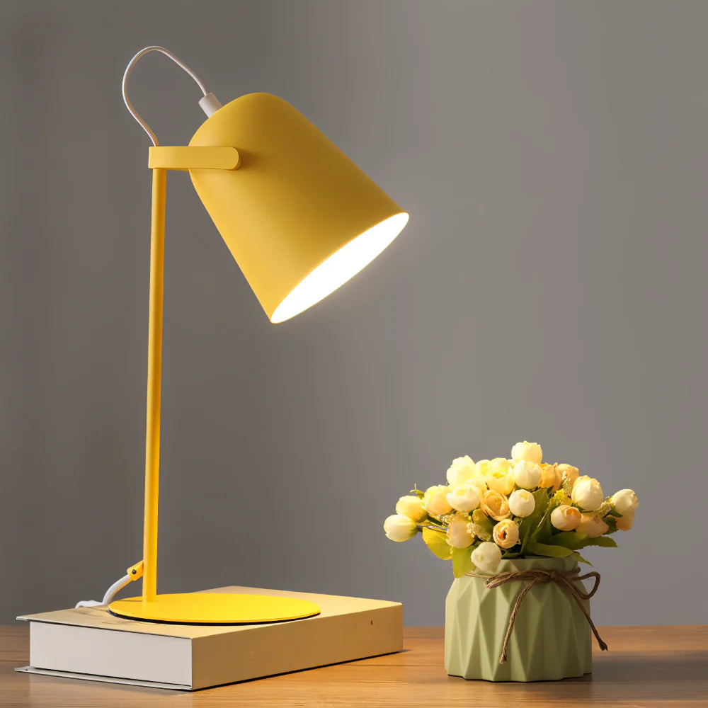 Sleek Adjustable Desk Lamp with Rotating Shade