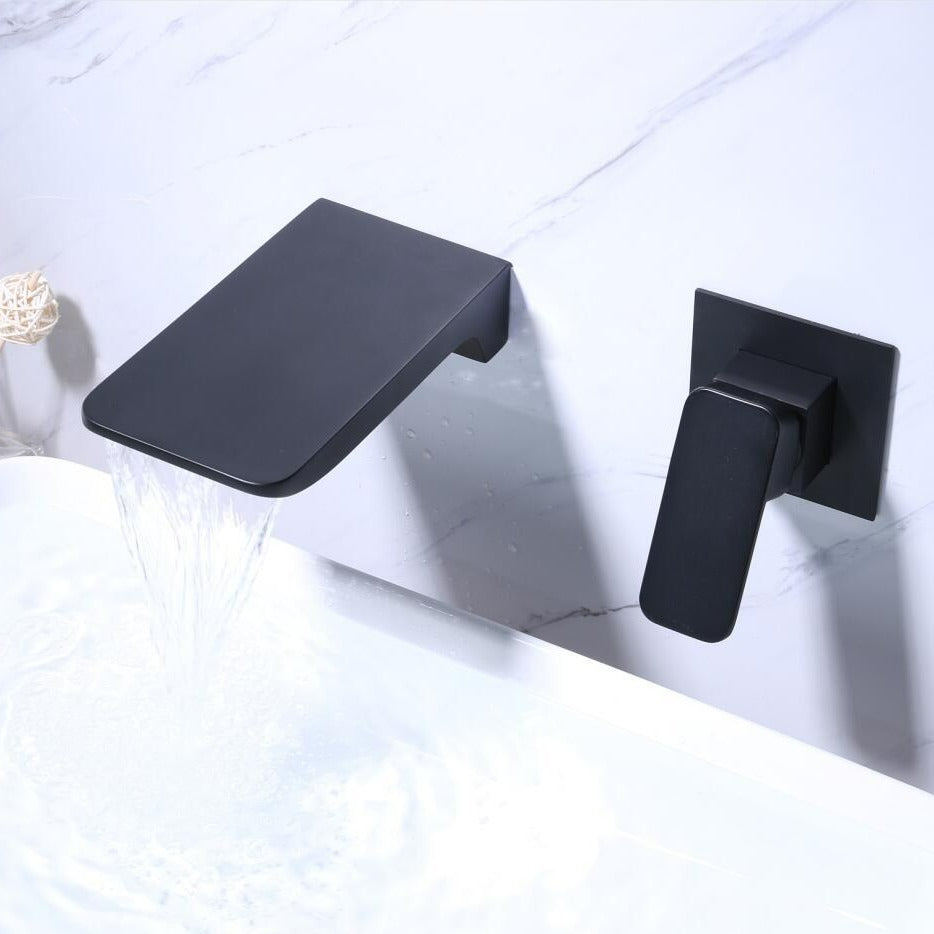 Touchless Wall-Mounted Faucet with Adjustable Features and Sleek Style