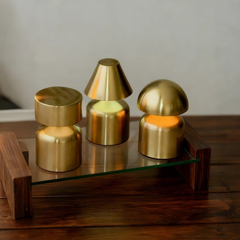 Stylish Rechargeable Table Lamp with Adjustable Brightness