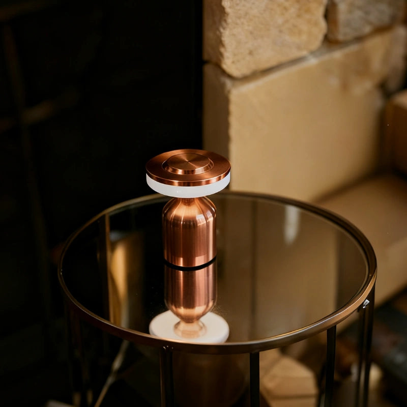 Stylish Rechargeable Table Lamp with Adjustable Brightness