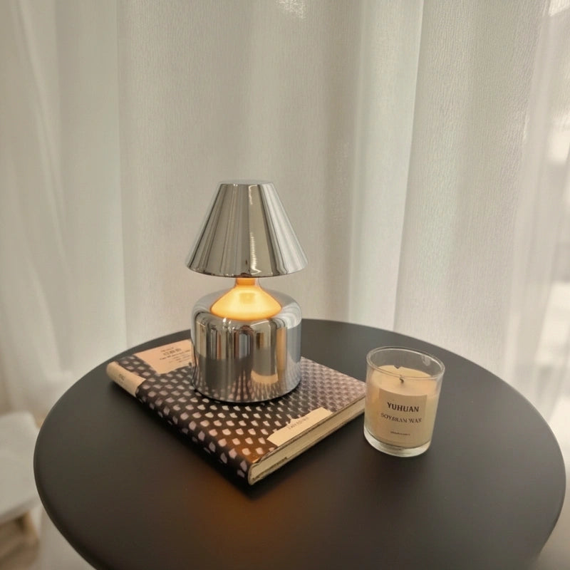 Stylish Rechargeable Table Lamp with Adjustable Brightness