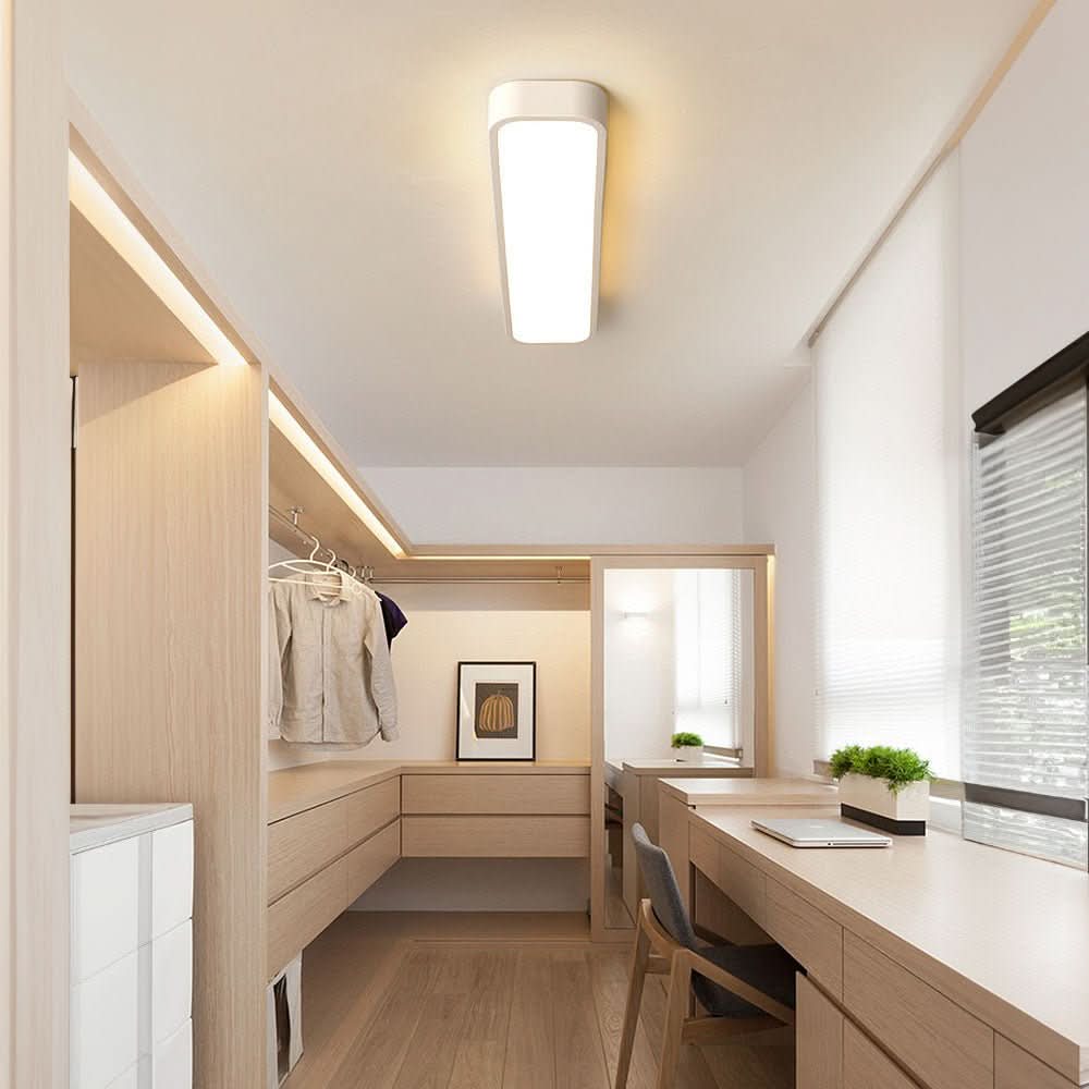 ScandiLuxe Modern LED Ceiling Light with Customizable Colors