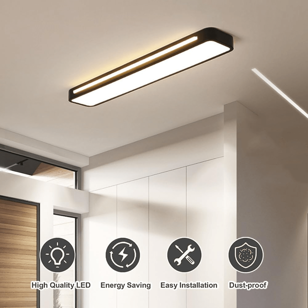 ScandiLuxe Modern LED Ceiling Light with Customizable Colors