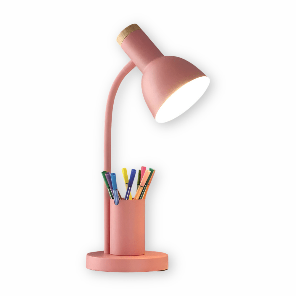IlluminatePro LED Desk Lamp with Integrated Pen Organizer