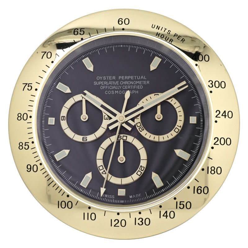 TranquilTime Silent Wall Clock with Modern Steel Design - 33 cm