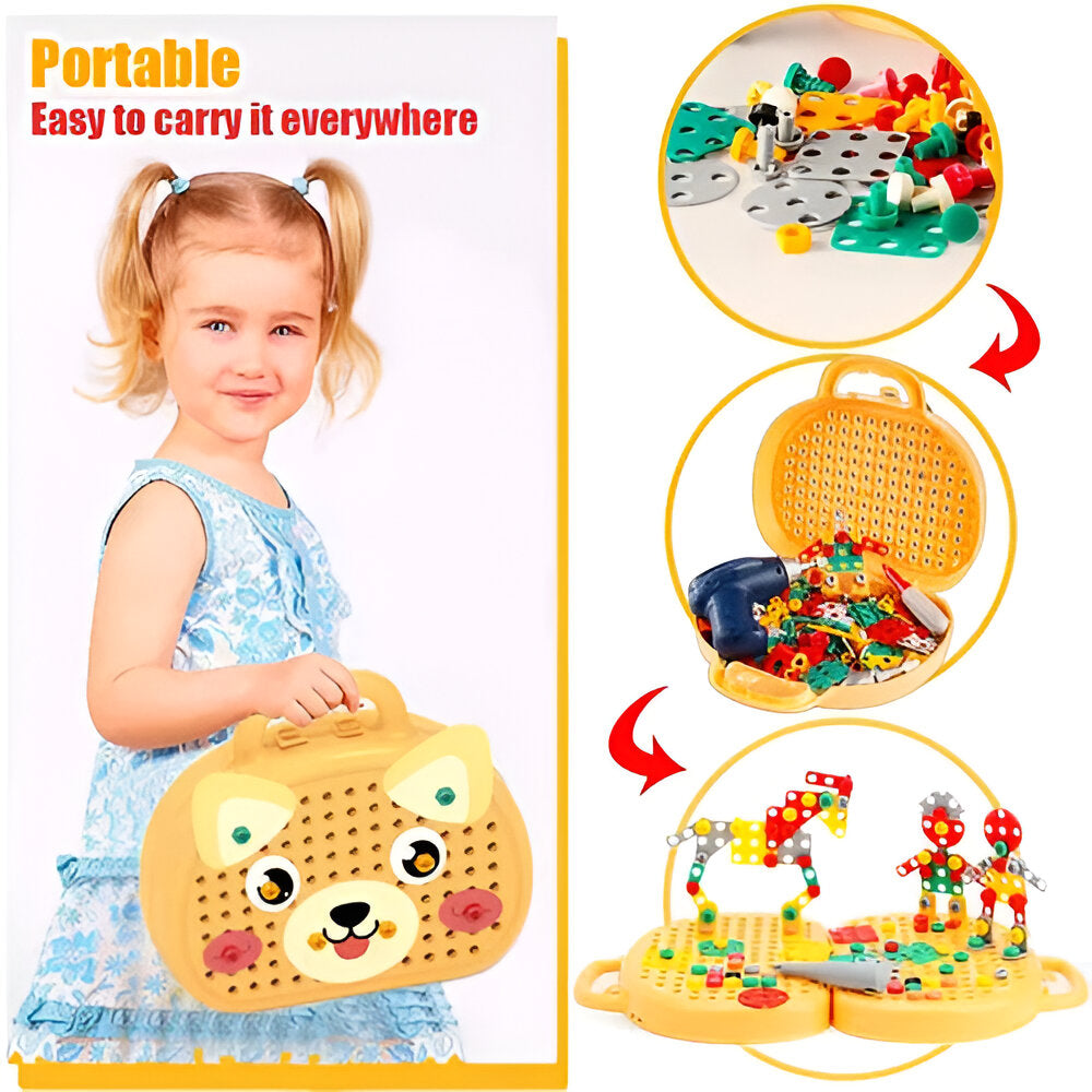 Creative Construction Kit for Kids - STEM Learning Adventure