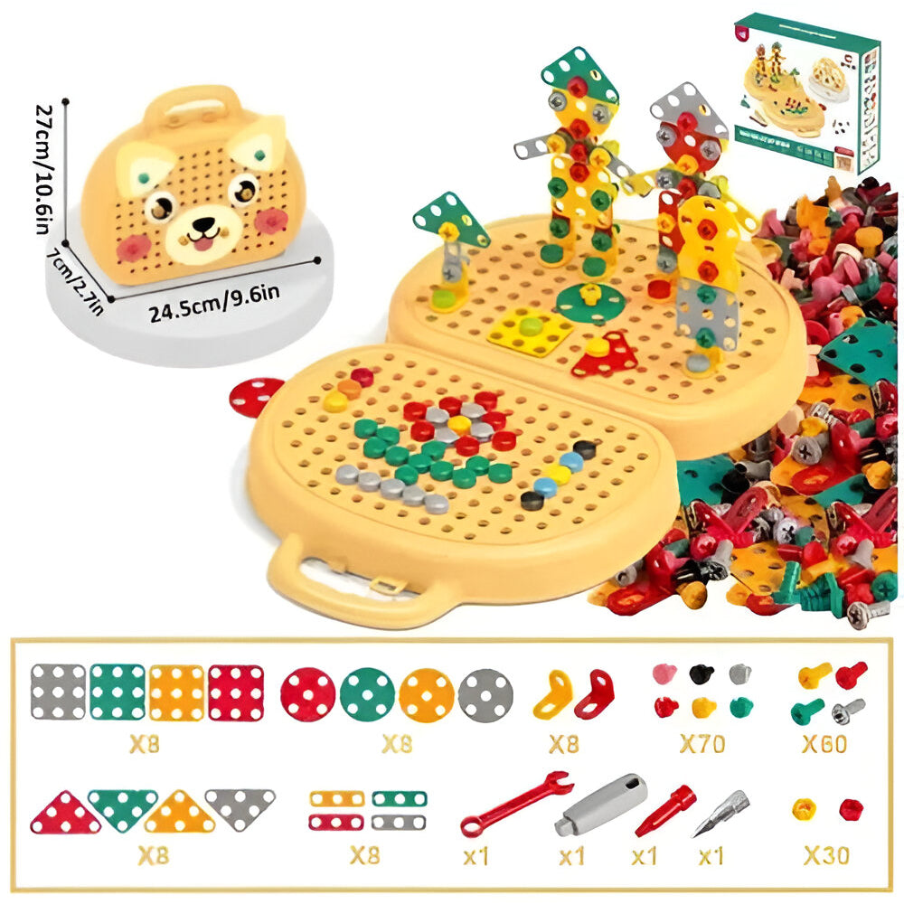 Creative Construction Kit for Kids - STEM Learning Adventure