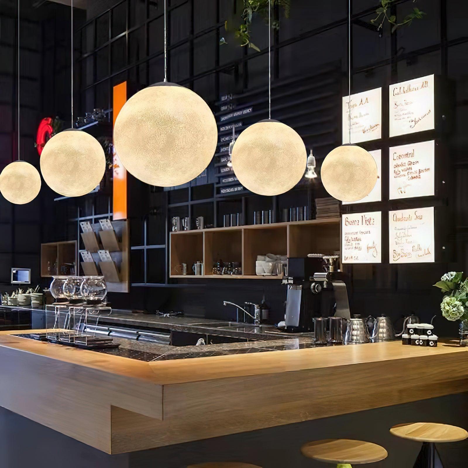 Lunar Essence Pendant Light for Tranquil Home Ambiance