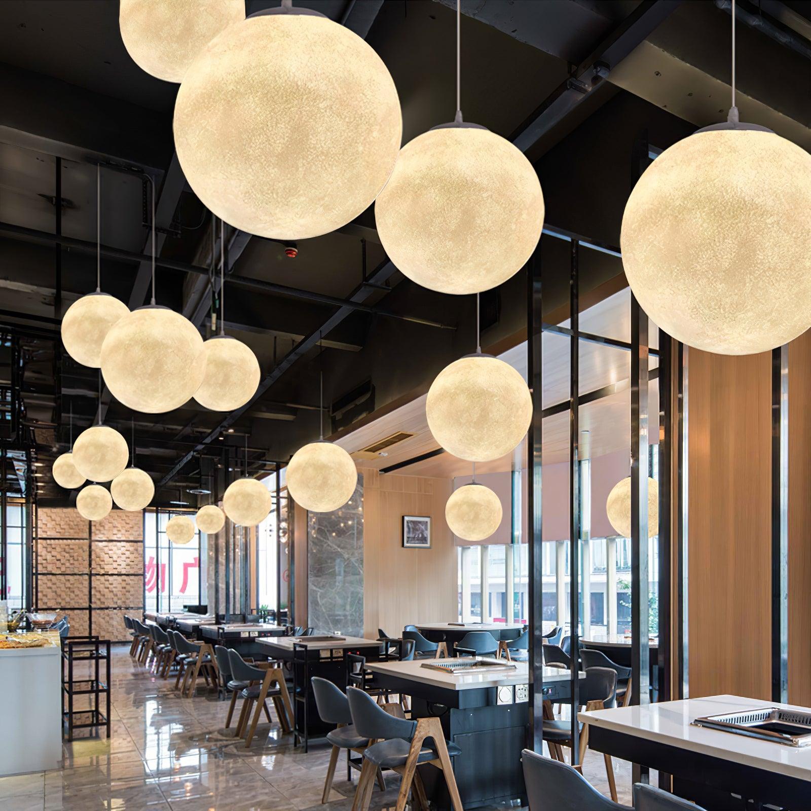 Lunar Essence Pendant Light for Tranquil Home Ambiance