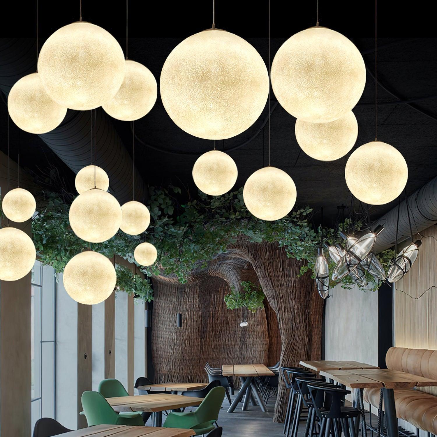 Lunar Essence Pendant Light for Tranquil Home Ambiance