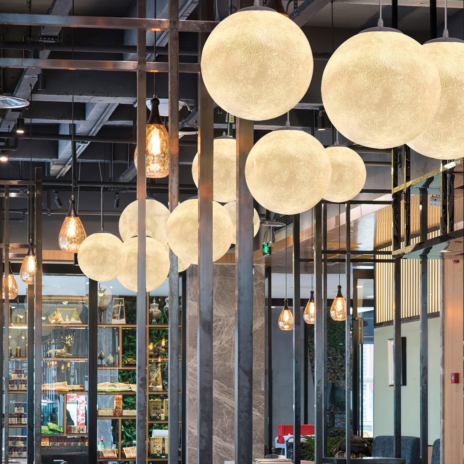 Lunar Essence Pendant Light for Tranquil Home Ambiance