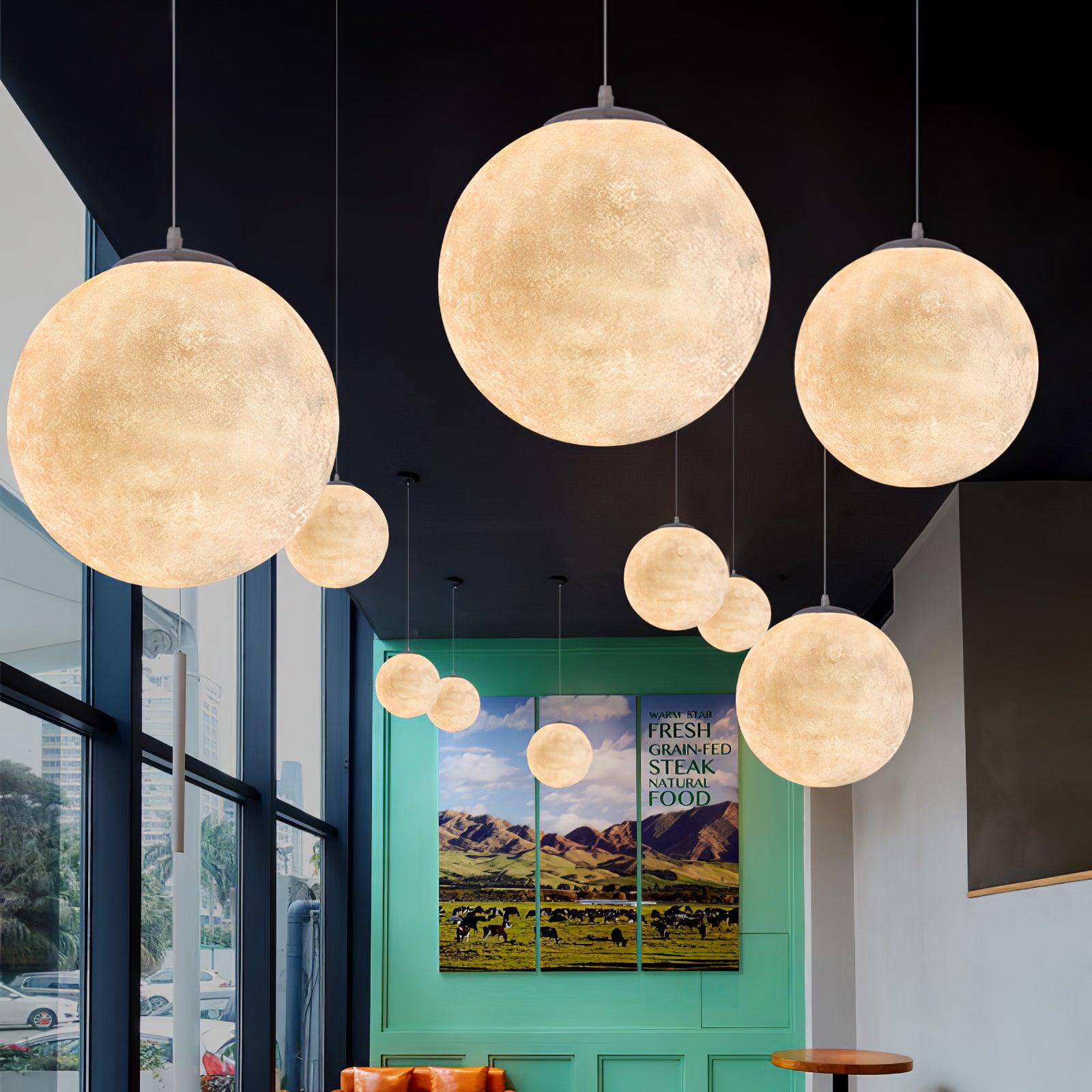 Lunar Essence Pendant Light for Tranquil Home Ambiance