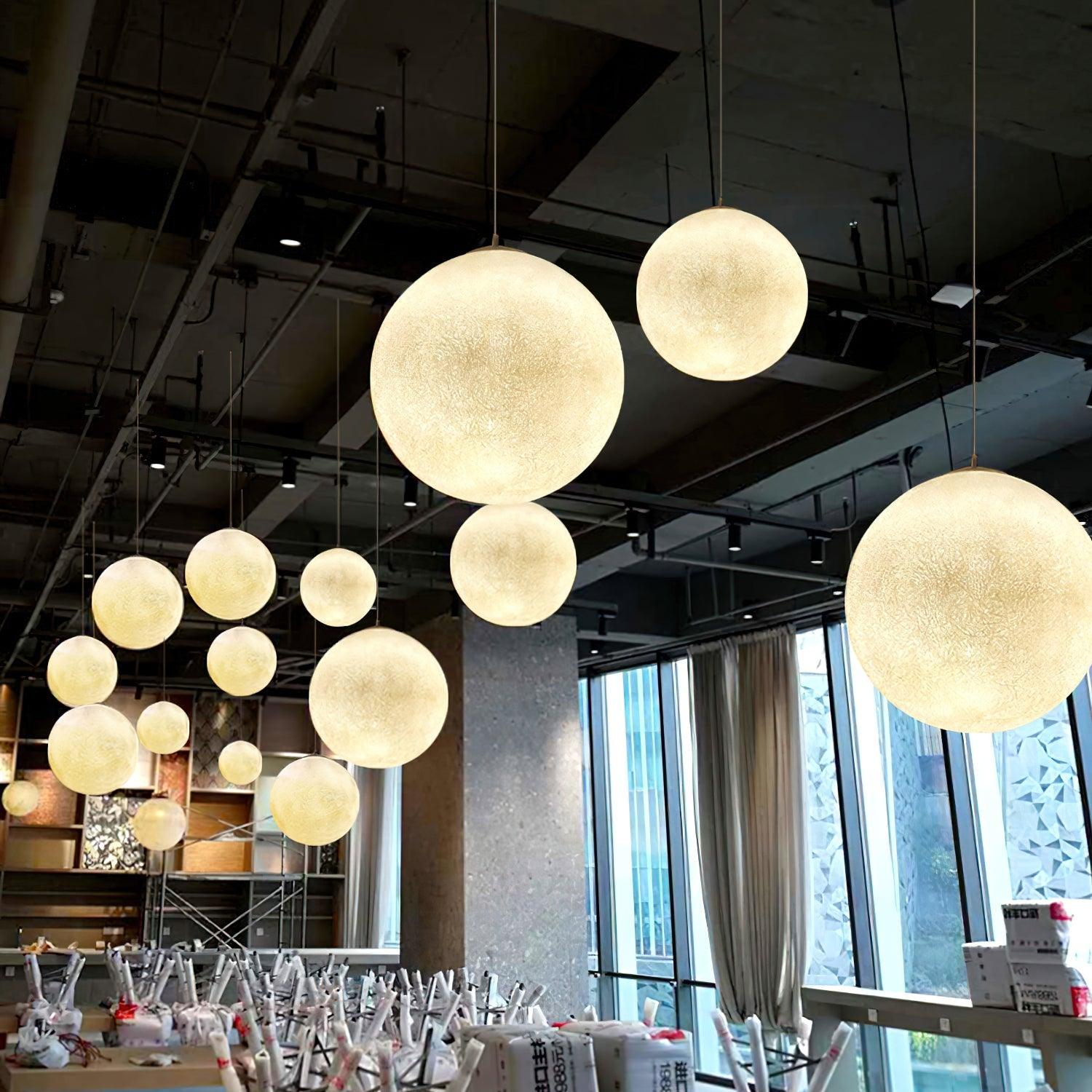 Lunar Essence Pendant Light for Tranquil Home Ambiance