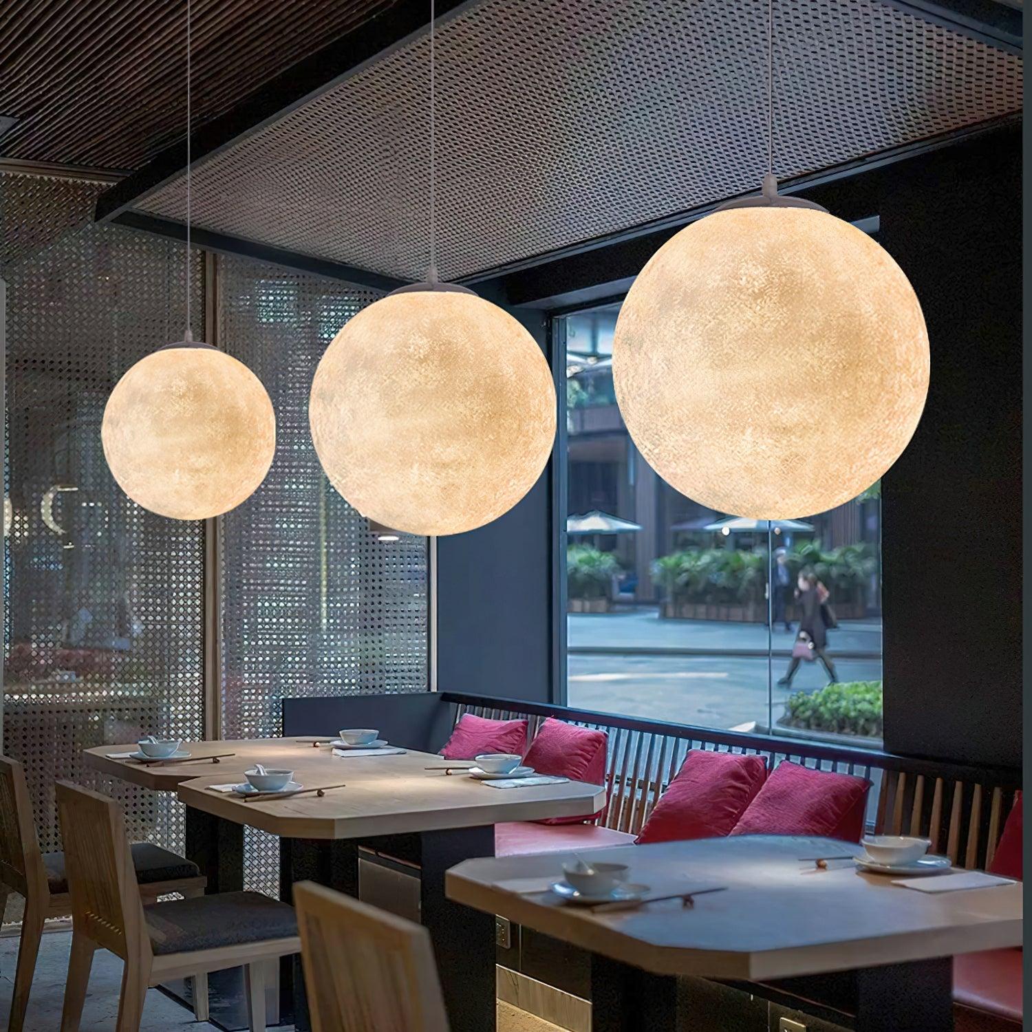 Lunar Essence Pendant Light for Tranquil Home Ambiance