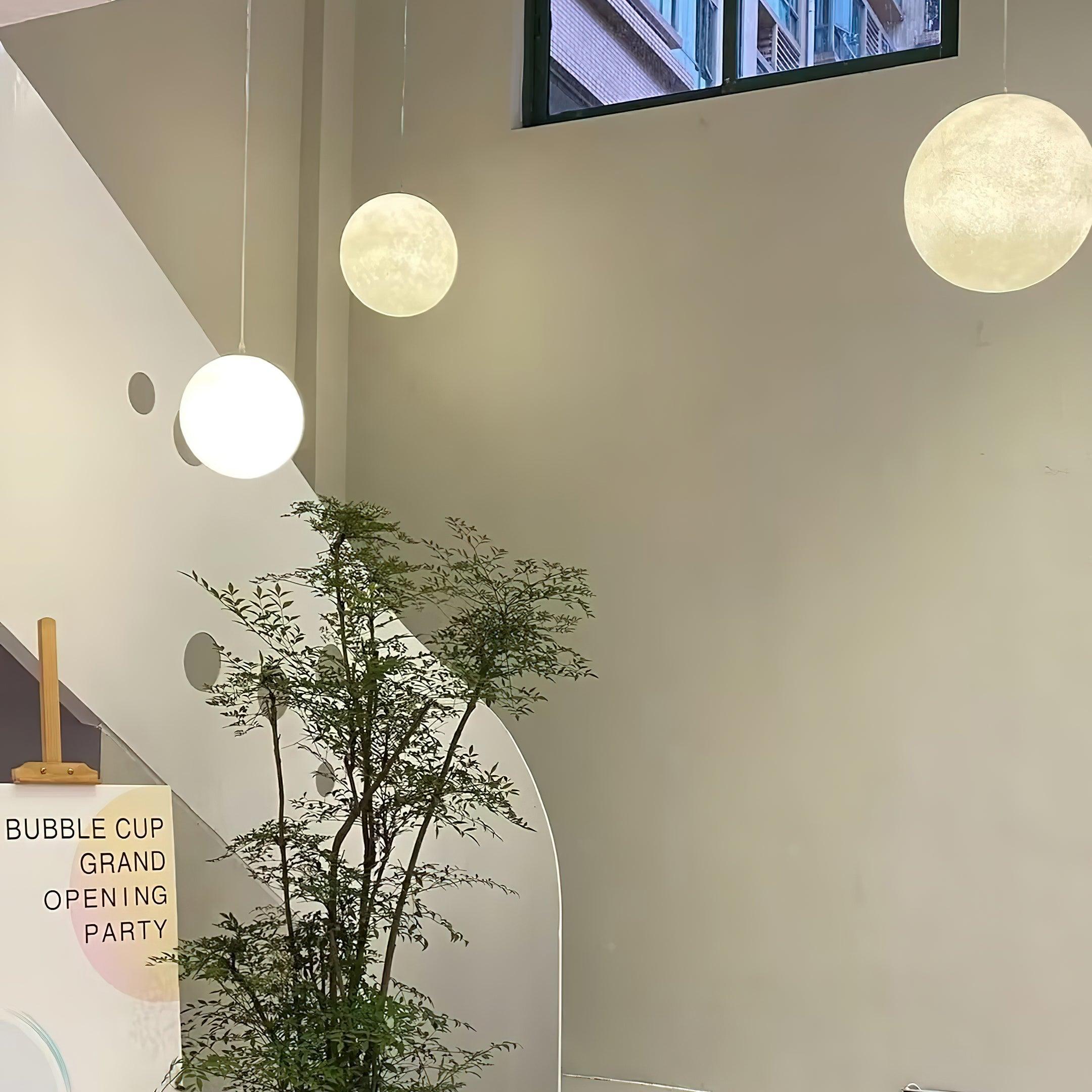 Lunar Essence Pendant Light for Tranquil Home Ambiance