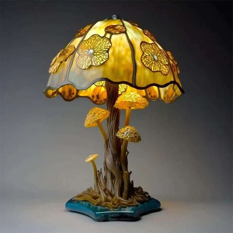 Radiant Mosaic Illumination Lamp for Cozy Ambiance
