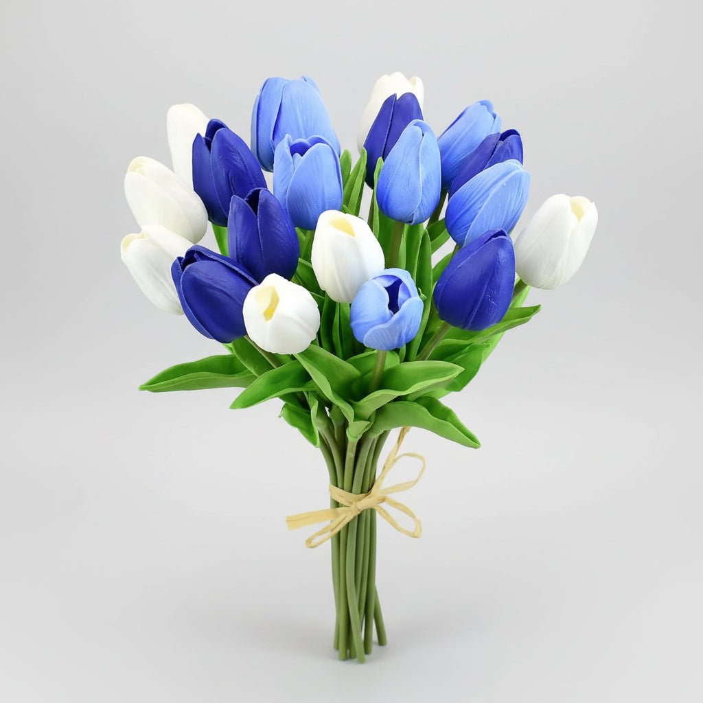 Elegant Faux Tulip Bouquet with Flexible Stems for Every Occasion