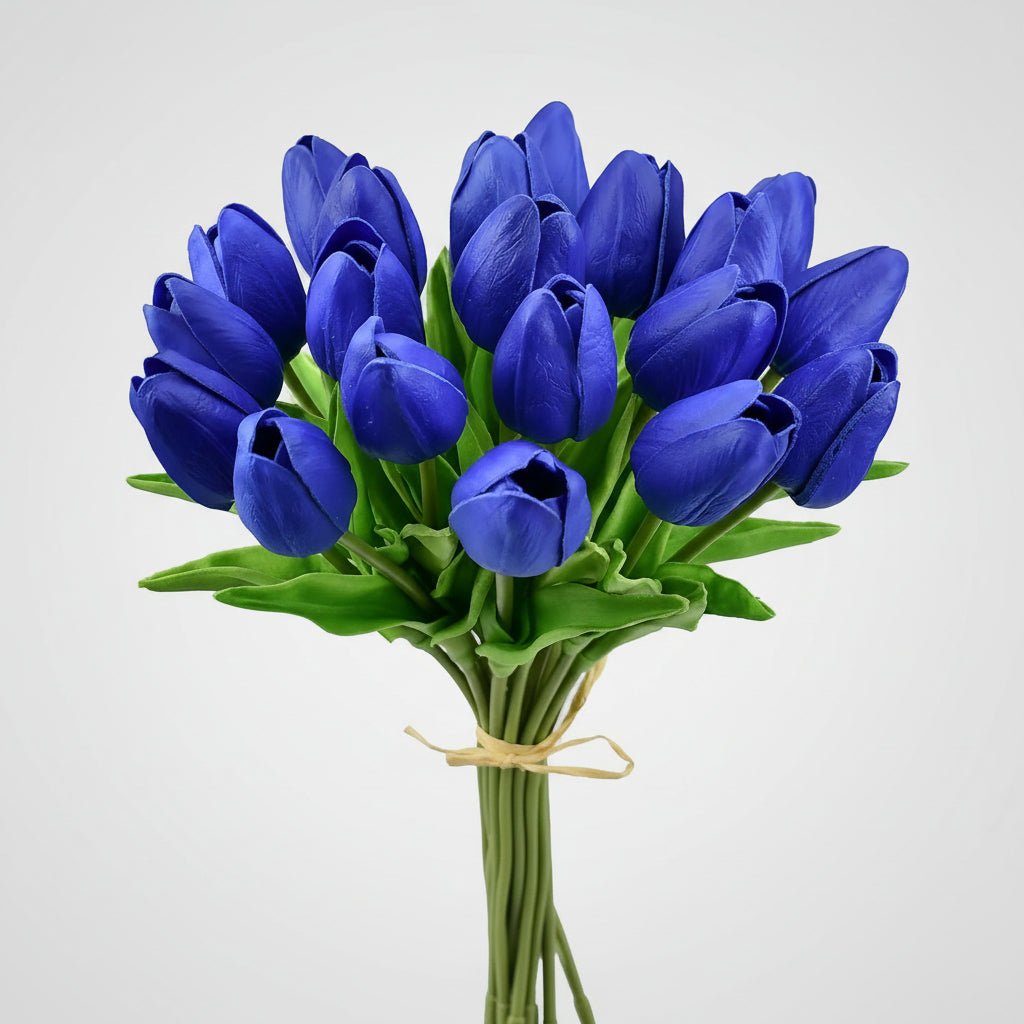 Elegant Faux Tulip Bouquet with Flexible Stems for Every Occasion